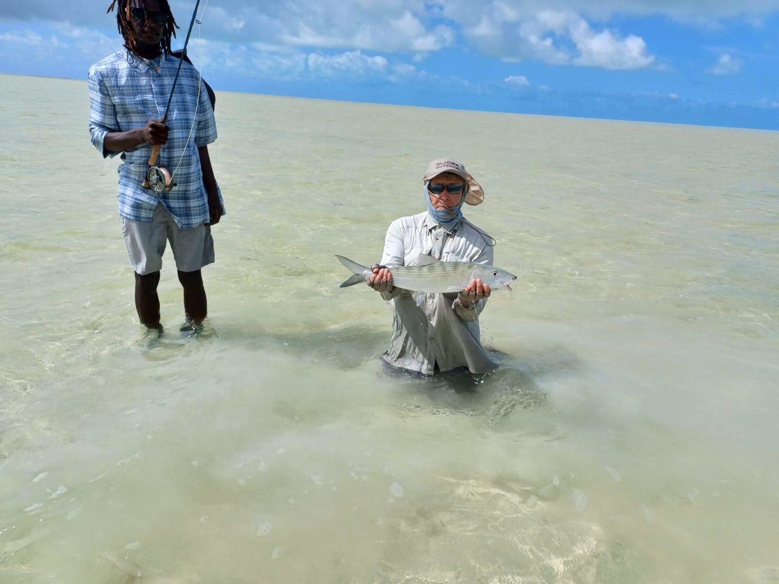 5lb Bonefish on East Caicos, on May 8th 2024